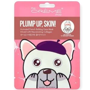 The Crème Shop Plump Up, Skin! French Bulldog Face Mask, Set Of 3 – NIB